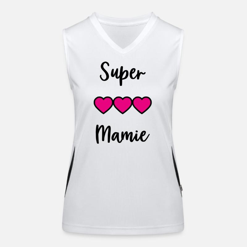 SUPER GRANNIA Funktionelles Kontrast-Tank Top für Frauen