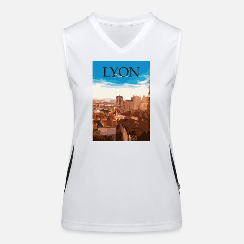 Lyon Débardeur respirant contrasté Femme