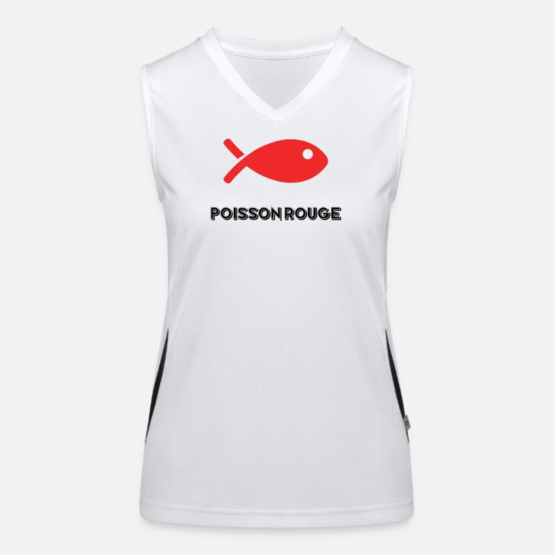 FISH. MEMORY. APRIL FOOL Women's Functional Contrast Tank Top