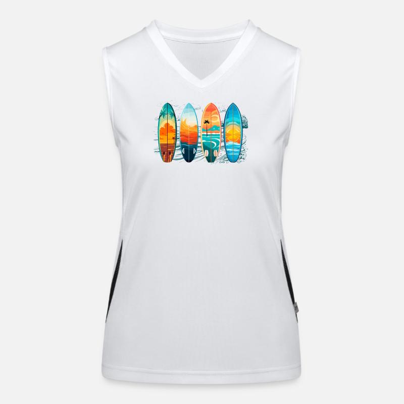 Planches Surf Débardeur respirant contrasté Femme