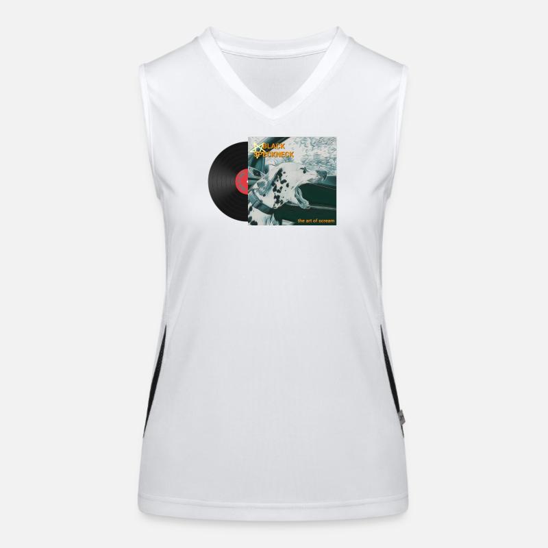 Vinyl Funktionelles Kontrast-Tank Top für Frauen