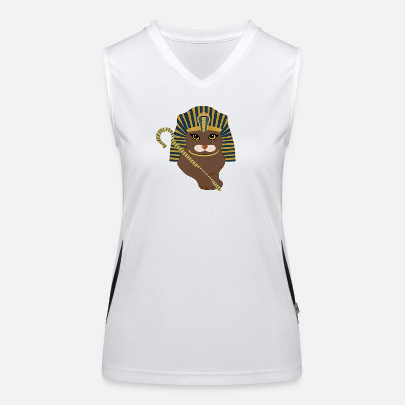 pharaoh cat Women's Functional Contrast Tank Top