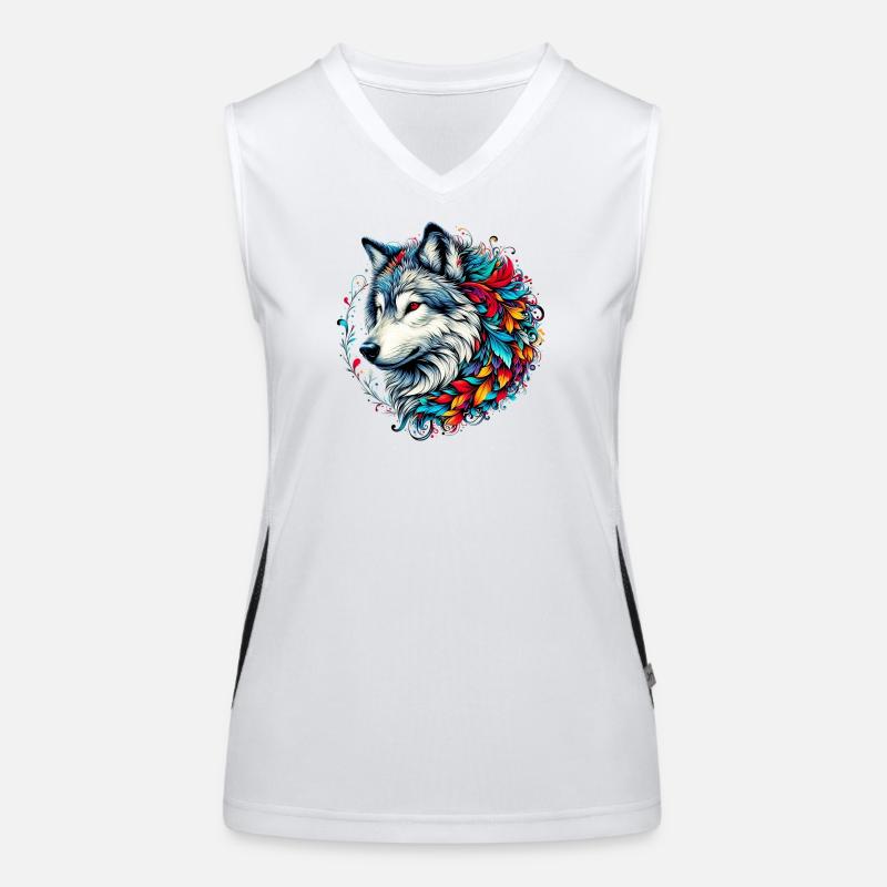 Wolf Women's Functional Contrast Tank Top