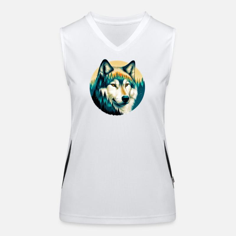 Wolf Women's Functional Contrast Tank Top