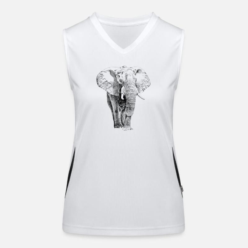 Éléphant Débardeur respirant contrasté Femme