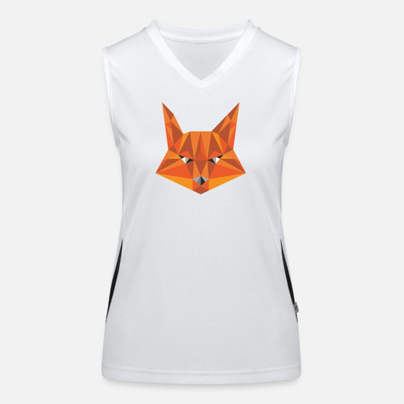 Fuchs Funktionelles Kontrast-Tank Top für Frauen