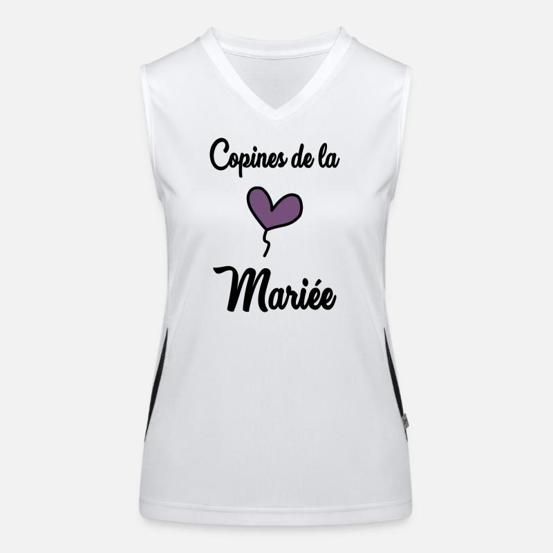 COPINES DE LA MARIEE Débardeur respirant contrasté Femme