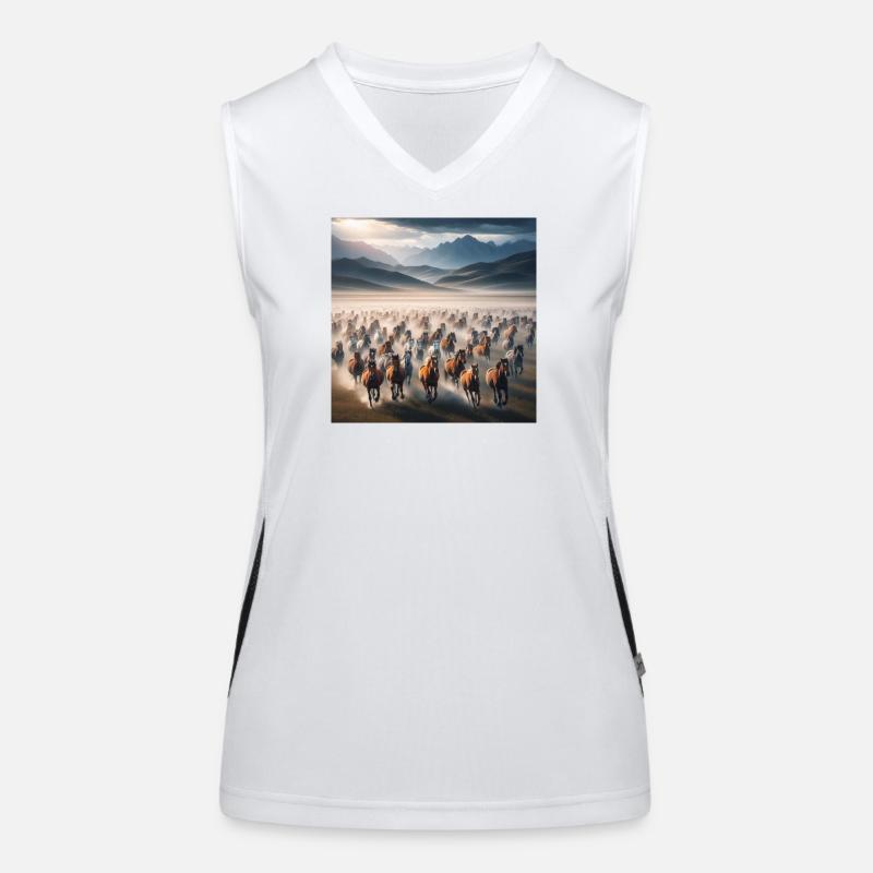 Wild Horses Women's Functional Contrast Tank Top
