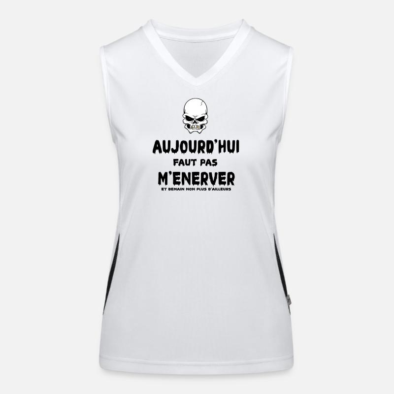 Ärgern Sie sich heute nicht Funktionelles Kontrast-Tank Top für Frauen