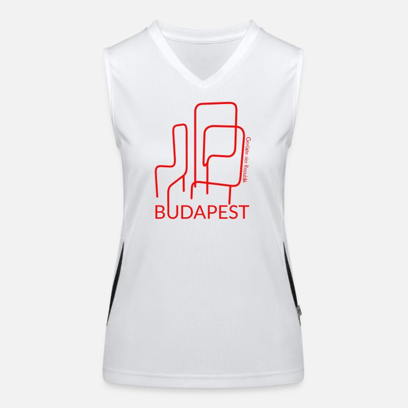 Budapest Klettergerüst Funktionelles Kontrast-Tank Top für Frauen