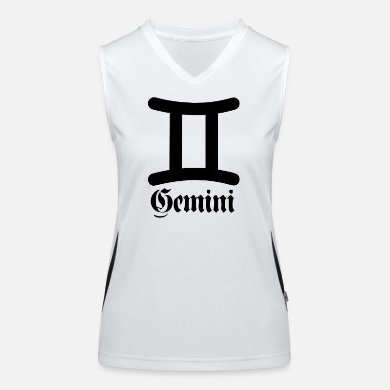 Gemini twins Women's Functional Contrast Tank Top