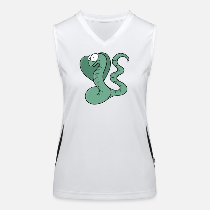 Un serpent mignon Débardeur respirant contrasté Femme