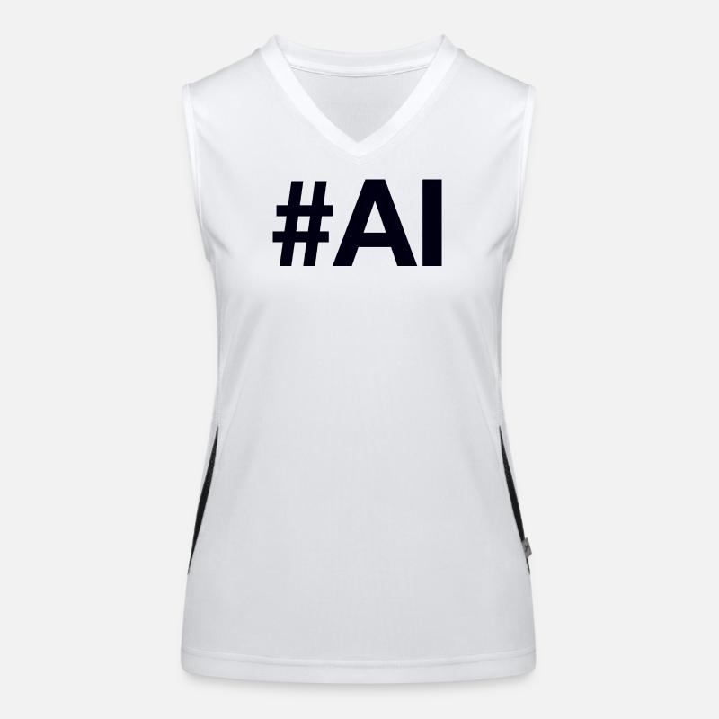 AI Artificial Intelligence Women's Functional Contrast Tank Top