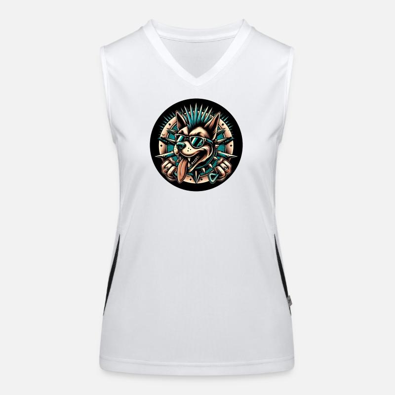 Punk Dog Women's Functional Contrast Tank Top