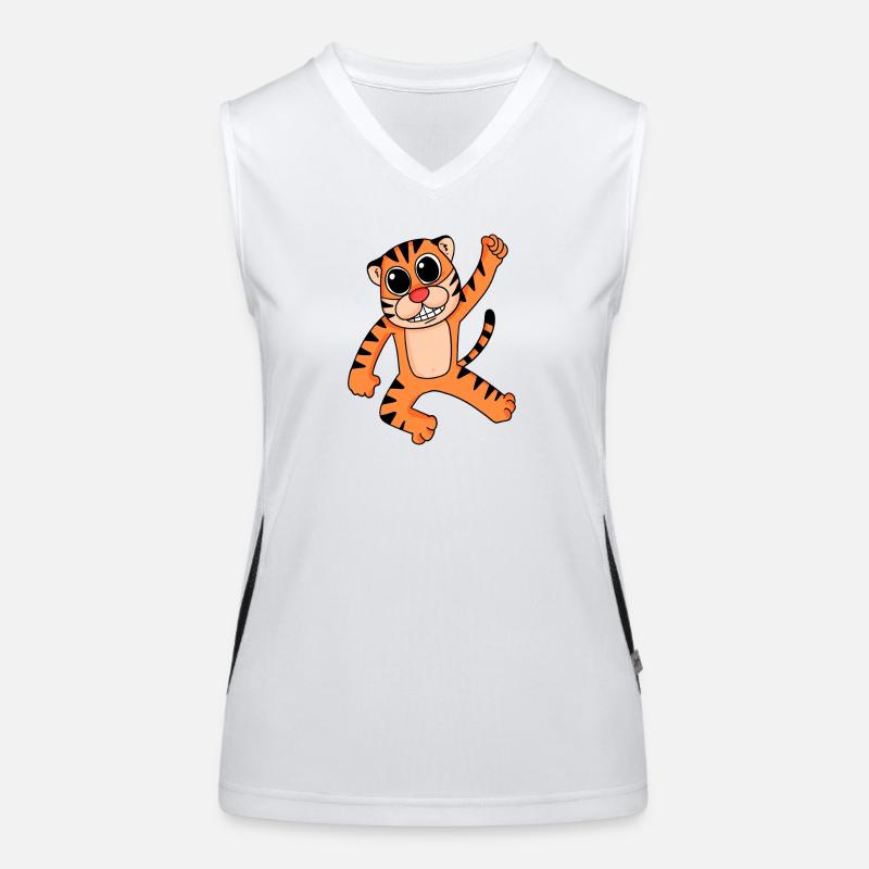 Tiger Women's Functional Contrast Tank Top
