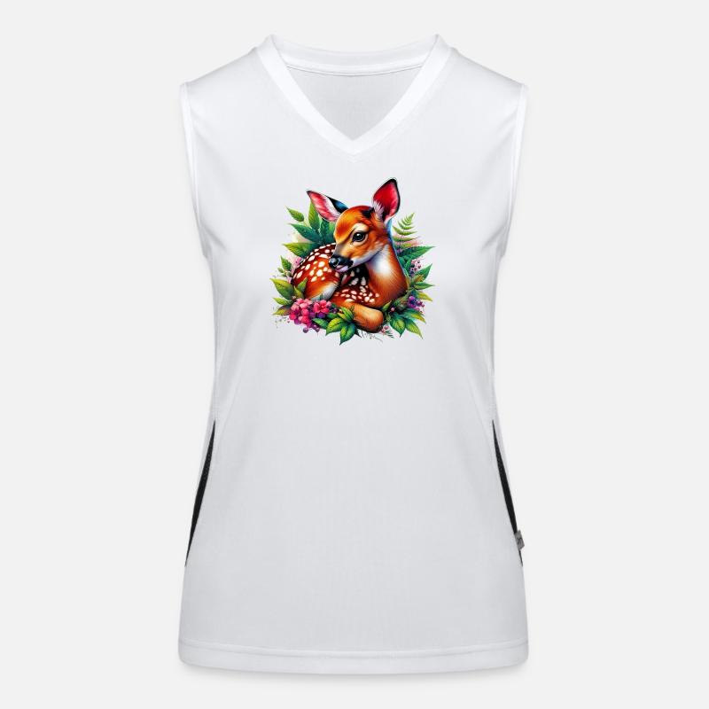 Faon Débardeur respirant contrasté Femme