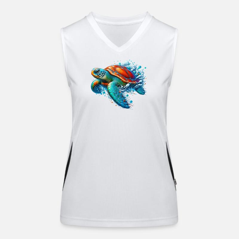 Turtle Women's Functional Contrast Tank Top