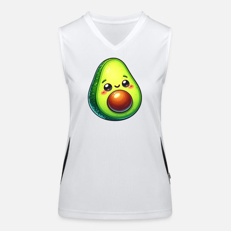 Avocado Funktionelles Kontrast-Tank Top für Frauen