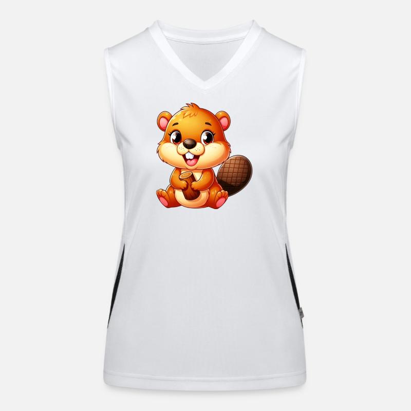 Castor Débardeur respirant contrasté Femme