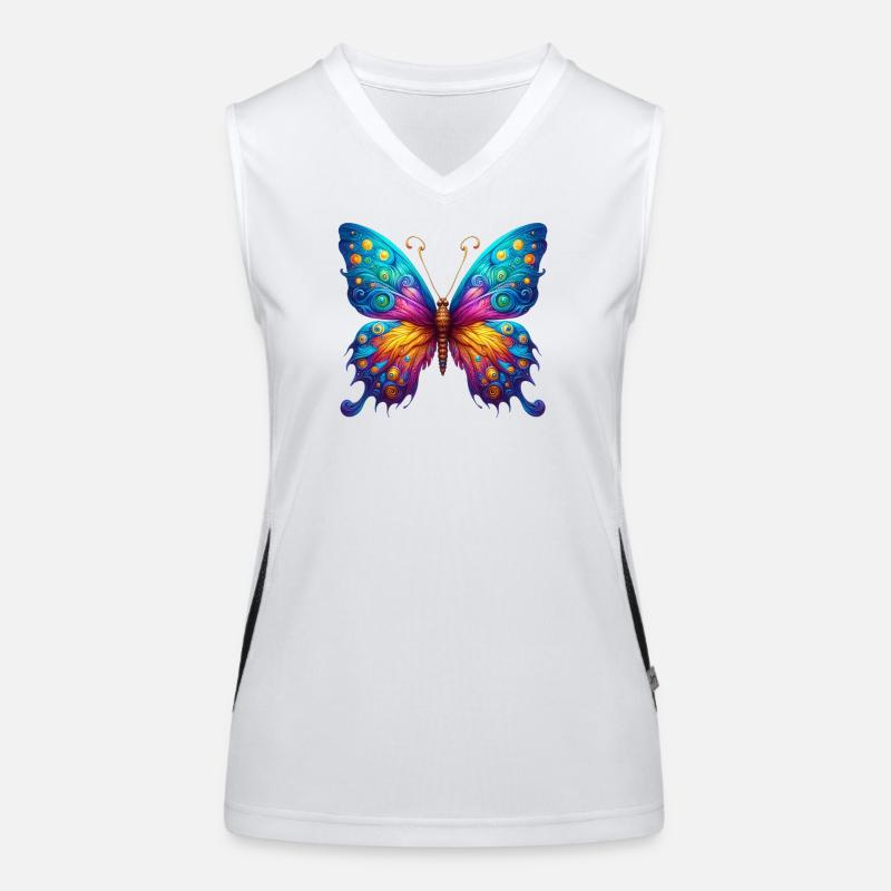 Papillon Van Gogh Débardeur respirant contrasté Femme