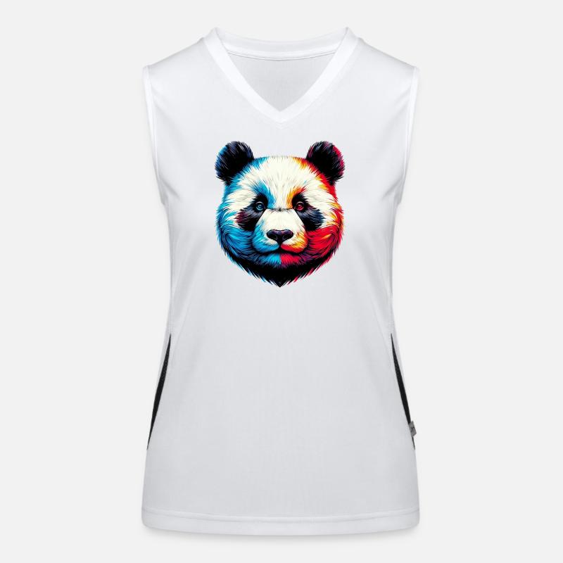 Panda Women's Functional Contrast Tank Top