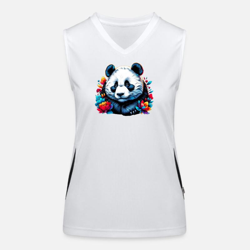 Panda Women's Functional Contrast Tank Top