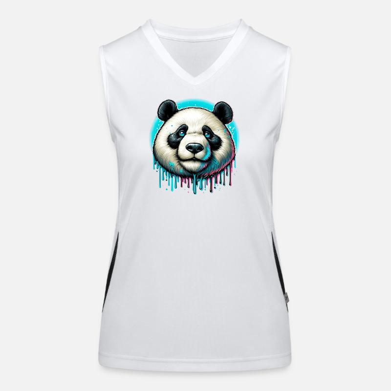 Panda Women's Functional Contrast Tank Top