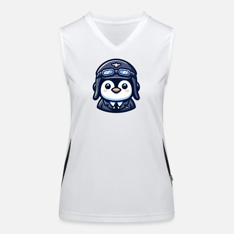Flug der Eispiloten Funktionelles Kontrast-Tank Top für Frauen