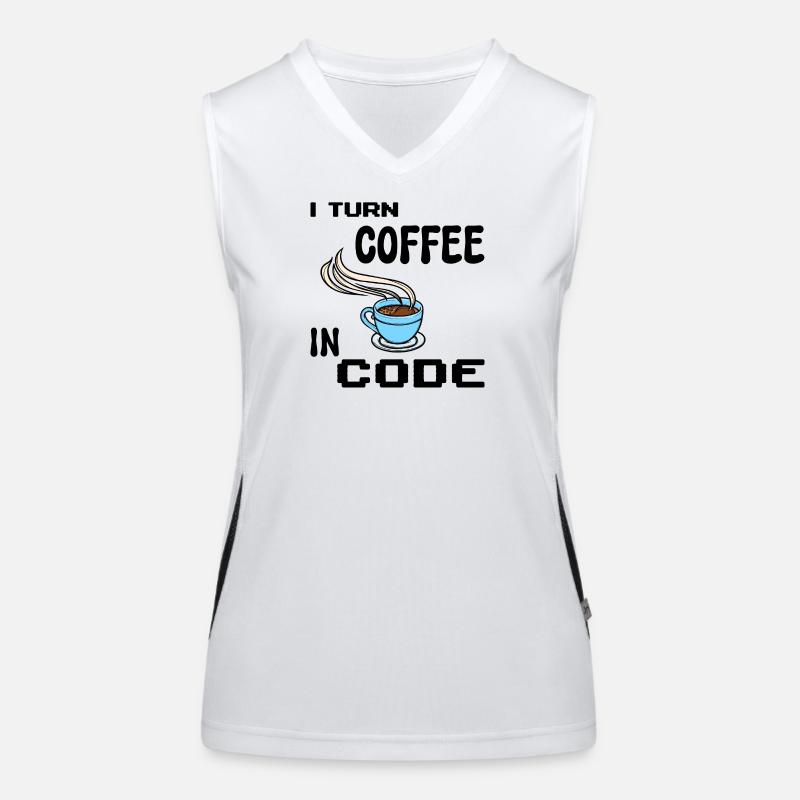 Code Programmer Scripting Statement Developer Women's Functional Contrast Tank Top