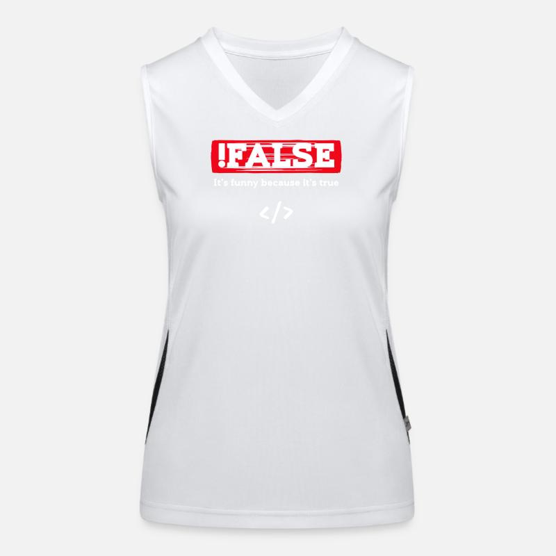 Debug Scripting Statement Développeur Code Nerd Débardeur respirant contrasté Femme