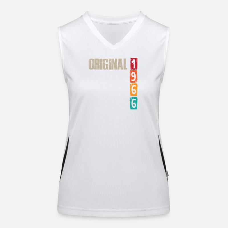 Vintage 1966 Funktionelles Kontrast-Tank Top für Frauen