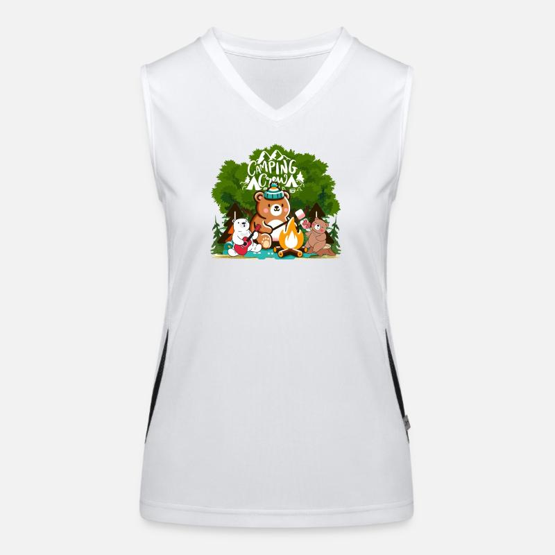 Camping crew Women's Functional Contrast Tank Top