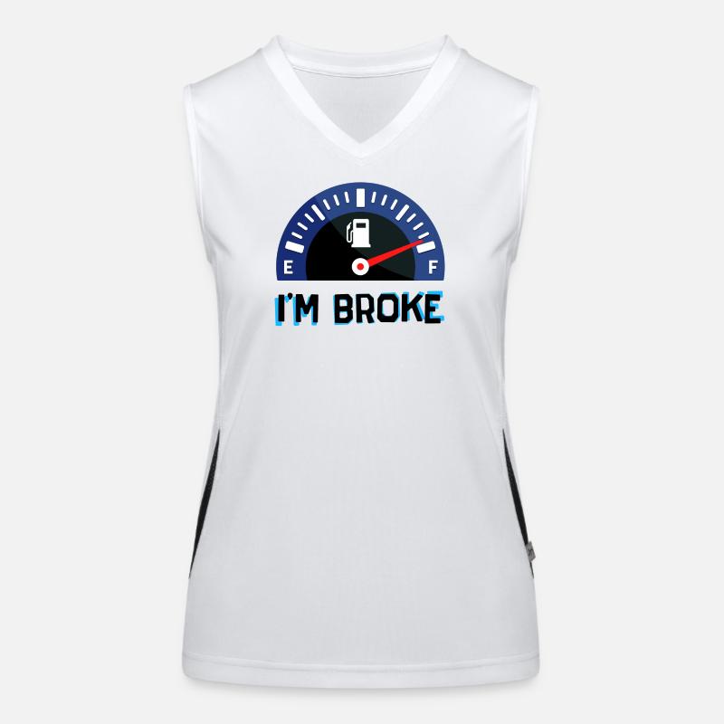Refueling Gas Station Gasoline Pump Statement Women's Functional Contrast Tank Top