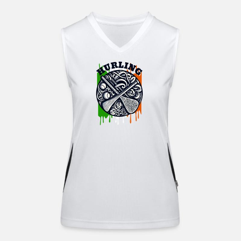 Hurling Women's Functional Contrast Tank Top