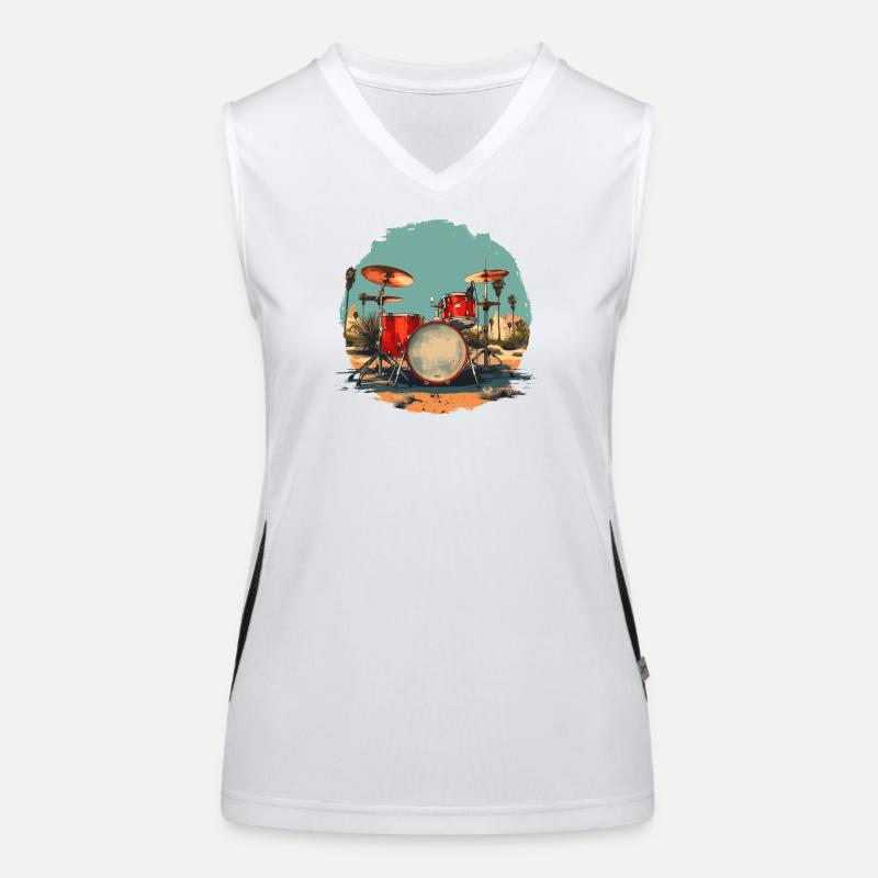 Vintage Trapset Funktionelles Kontrast-Tank Top für Frauen