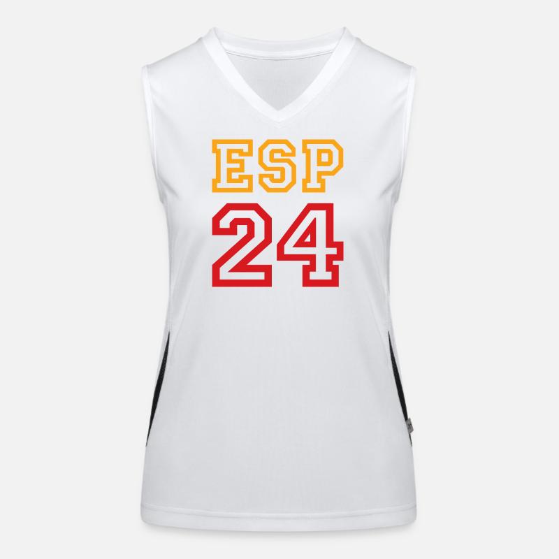 Spain Espana Spanien Funktionelles Kontrast-Tank Top für Frauen