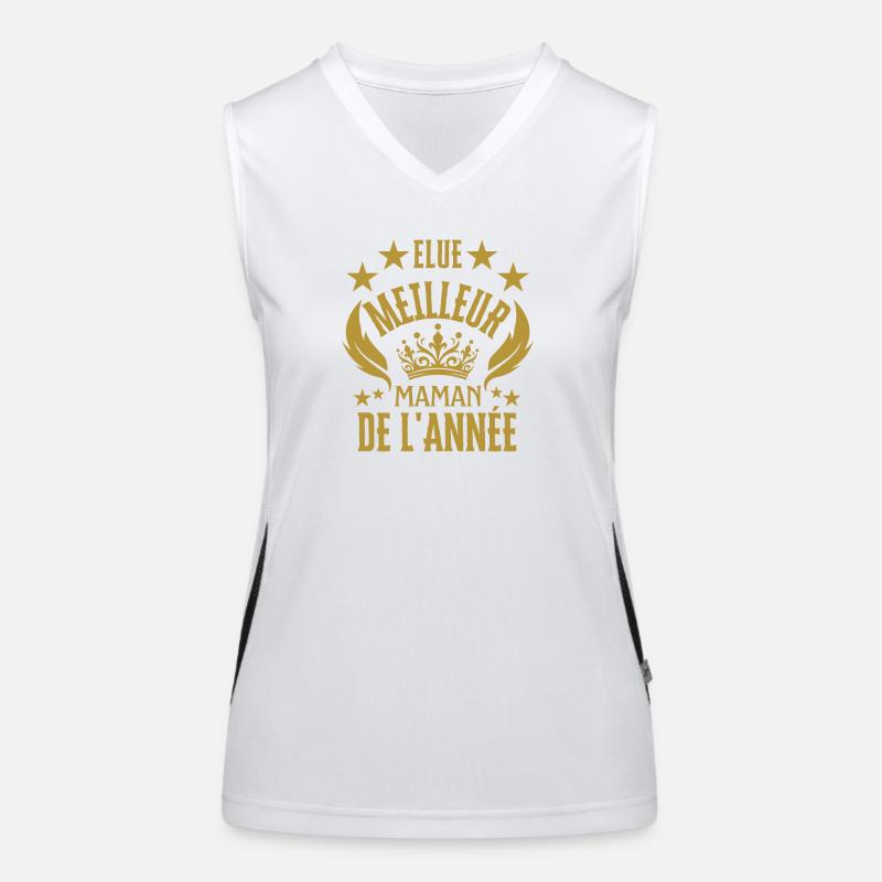 Beste Mutter des Jahres Funktionelles Kontrast-Tank Top für Frauen
