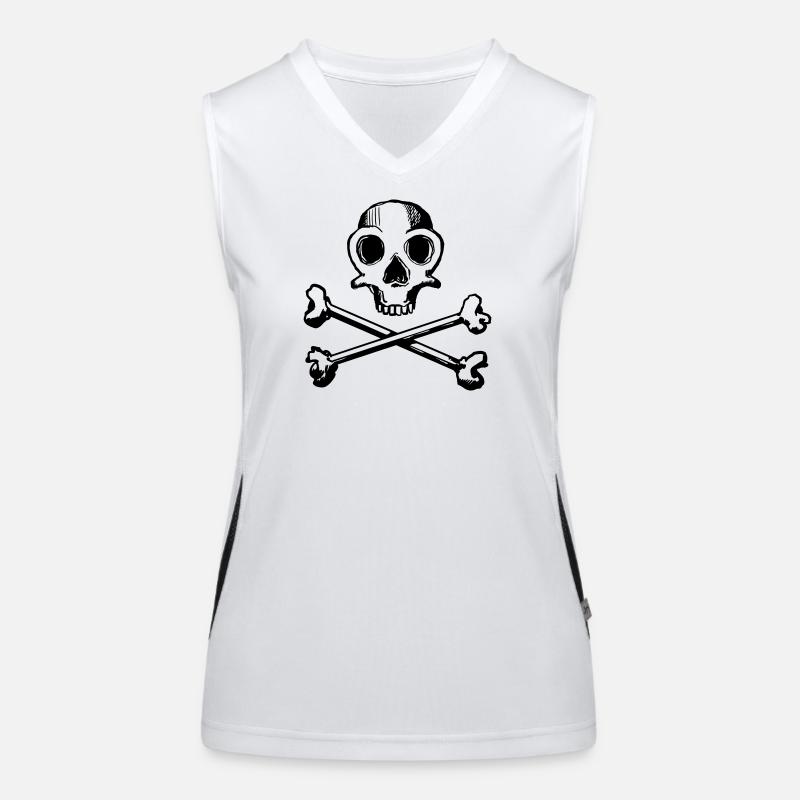 Skull and Bones 1c Women's Functional Contrast Tank Top