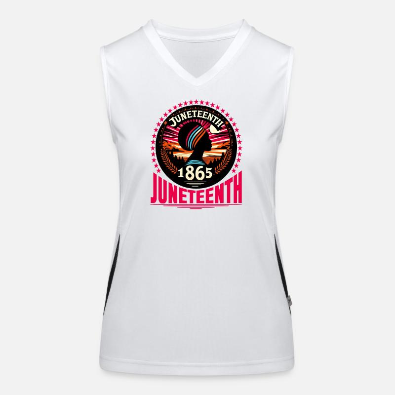 Celebrating Juneteenth: Freedom, Heritage, Unity Women's Functional Contrast Tank Top
