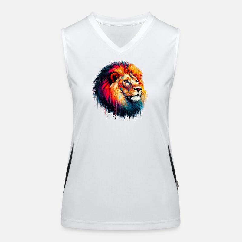 Lion Débardeur respirant contrasté Femme