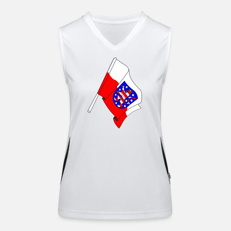 Flag Thuringia Women's Functional Contrast Tank Top