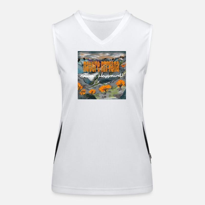 NATURE'S NIRVANA Women's Functional Contrast Tank Top