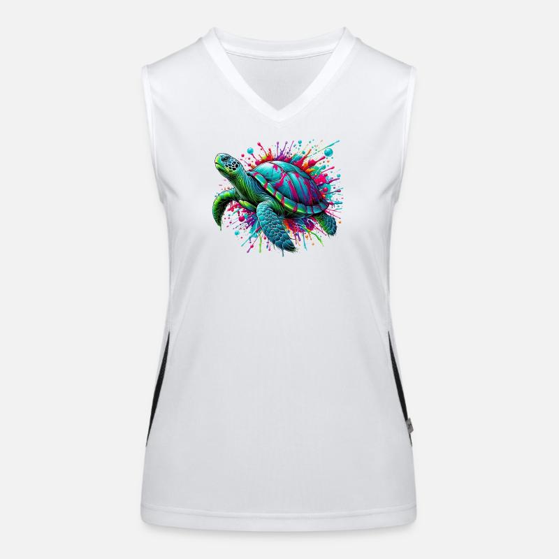 Turtle Women's Functional Contrast Tank Top