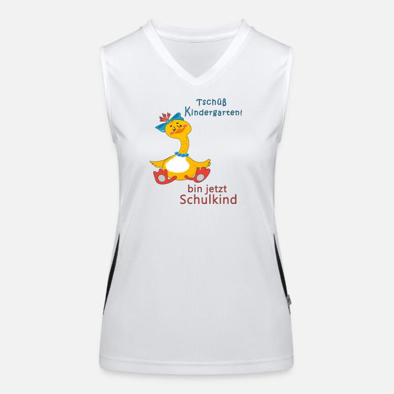 Bye bye kindergarten Women's Functional Contrast Tank Top
