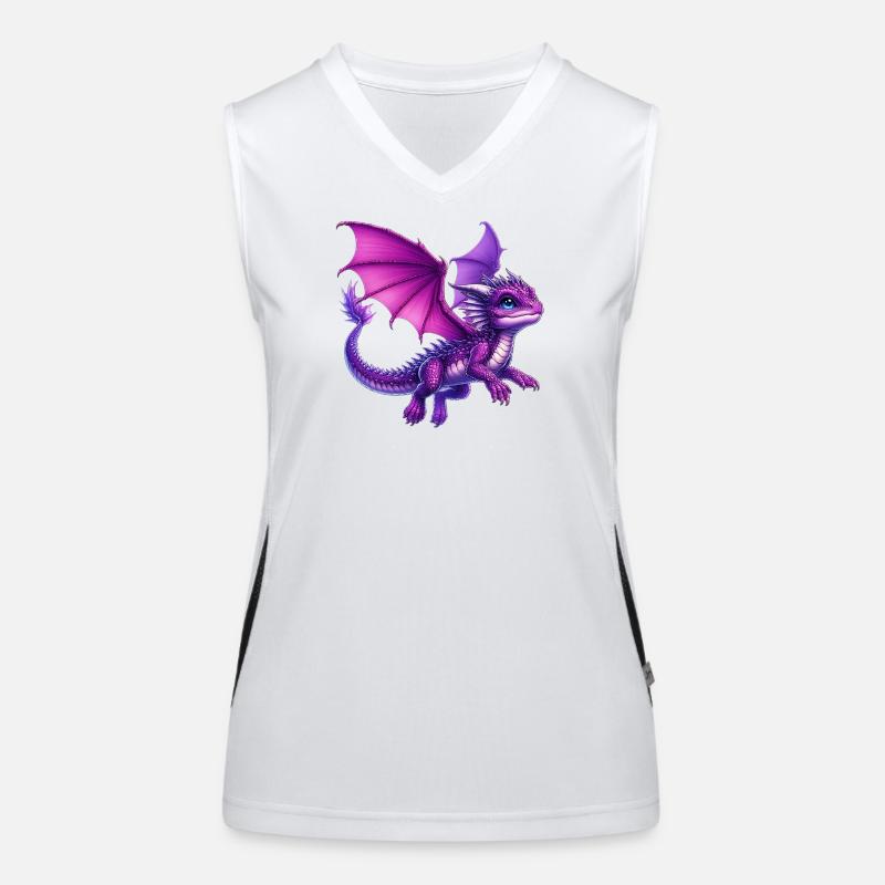 Dragon Débardeur respirant contrasté Femme