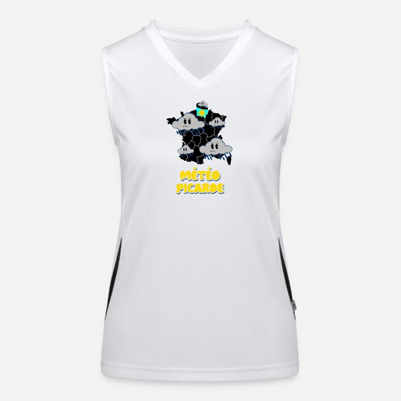 Météo picarde Débardeur respirant contrasté Femme