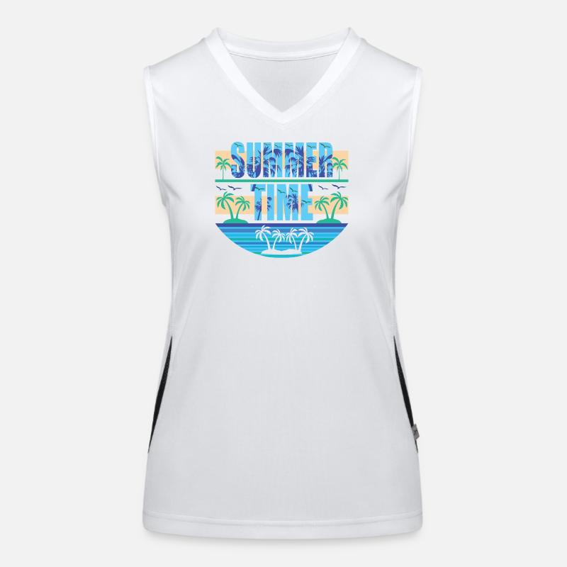 Summer Time Women's Functional Contrast Tank Top