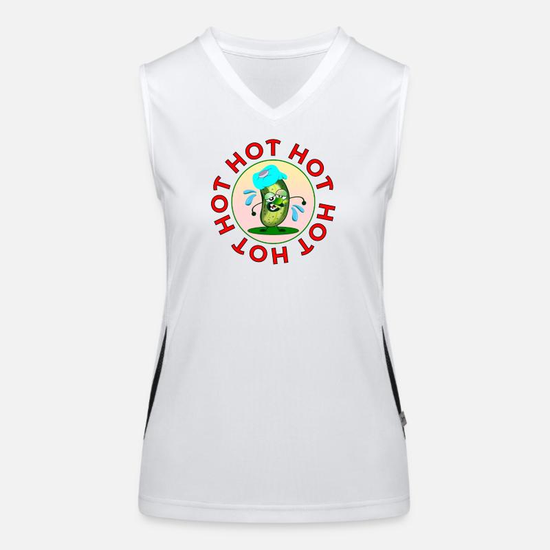 BOUFFÉES DE CHALEUR CORNICHONS CORNICHONS Débardeur respirant contrasté Femme