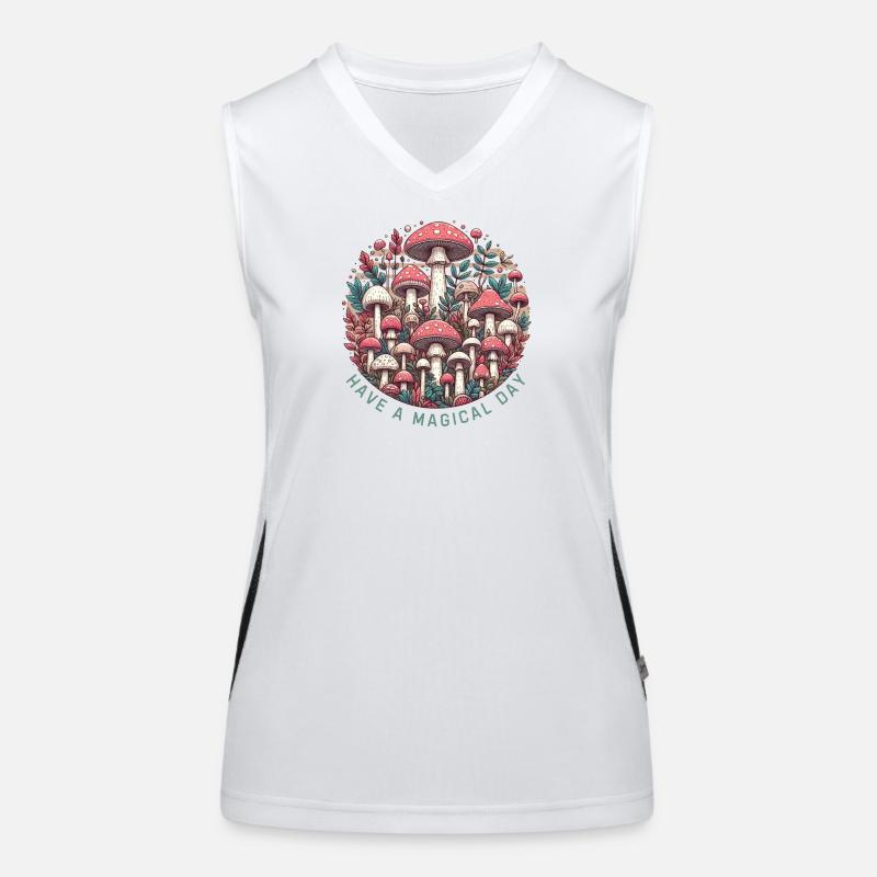 Champignon Débardeur respirant contrasté Femme