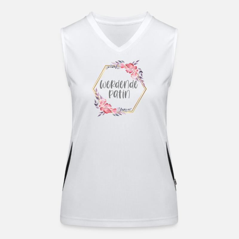 Boho werdende Patin Geschenk Funktionelles Kontrast-Tank Top für Frauen